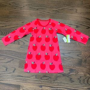 NEW Jumping Meters girls apple dress 6T school nwt